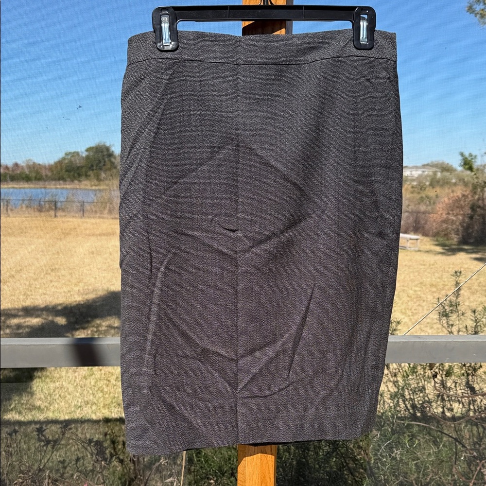 Ann Taylor charcoal gray black Pencil Skirt